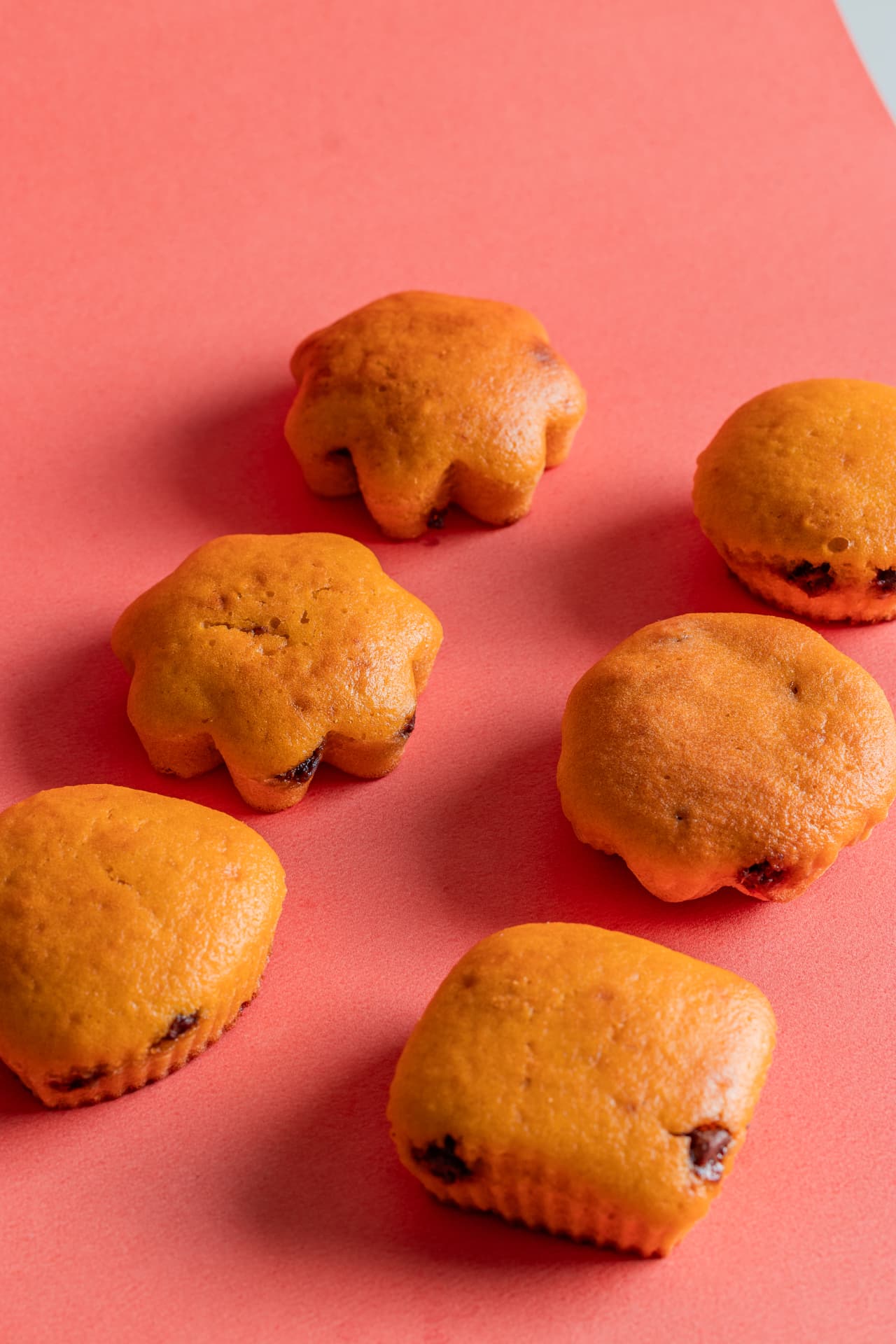 Bolinhos variados em formatos divertidos